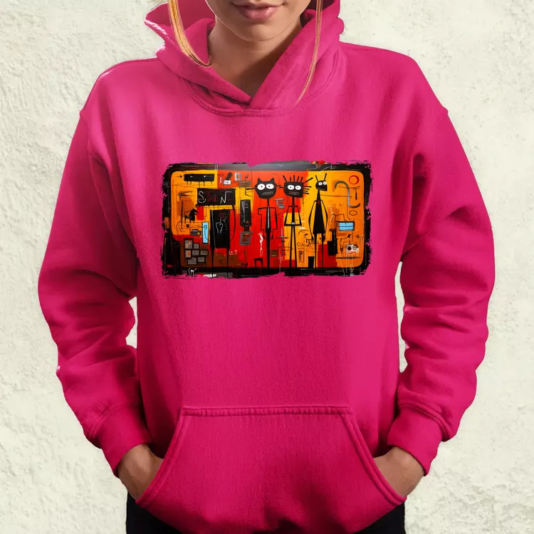 Basquiat Párban v1 női pulóver