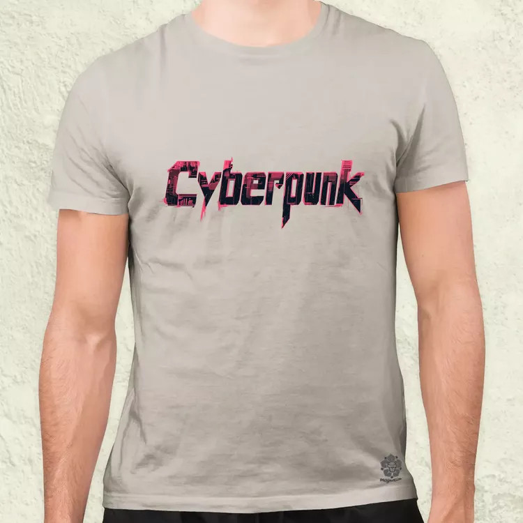 Cyberpunk v14 férfi póló