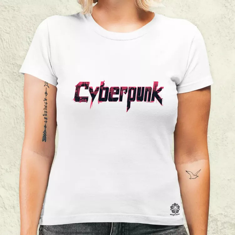 Cyberpunk v14 női póló