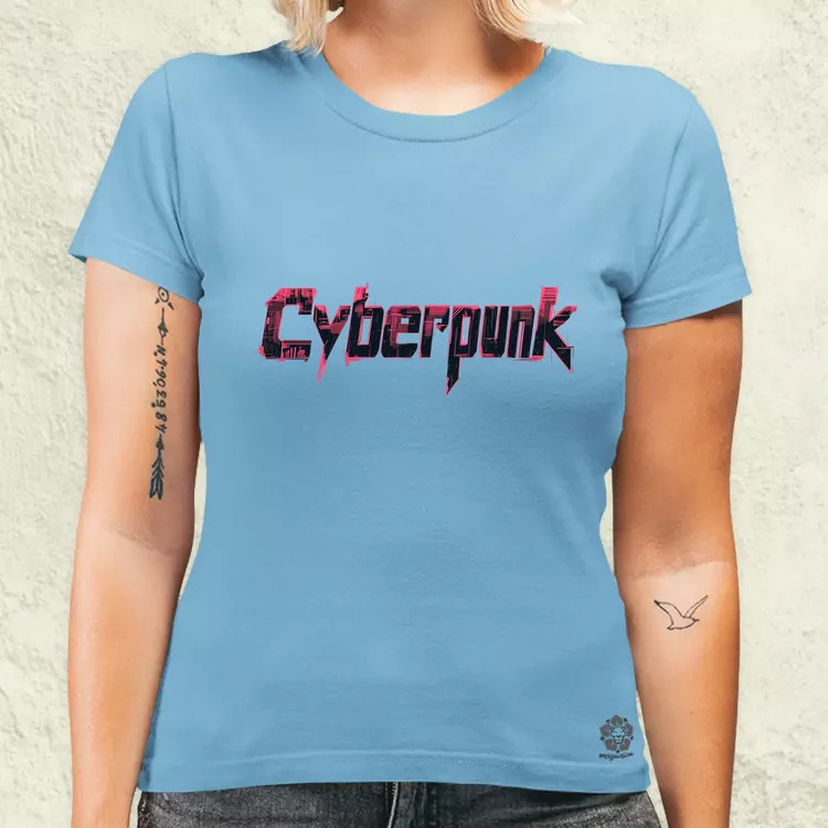 Cyberpunk v14 női póló