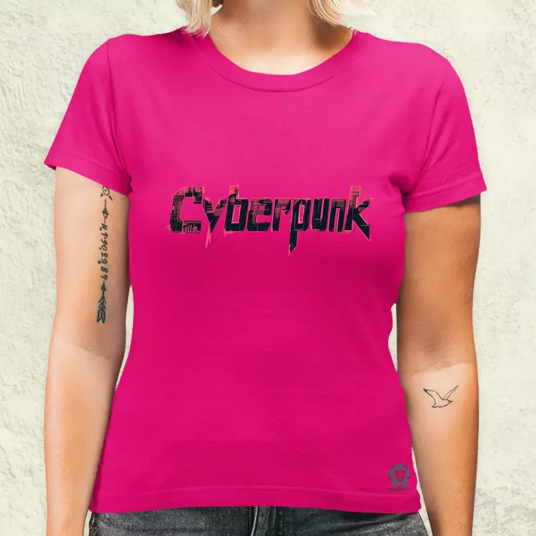 Cyberpunk v14 női póló