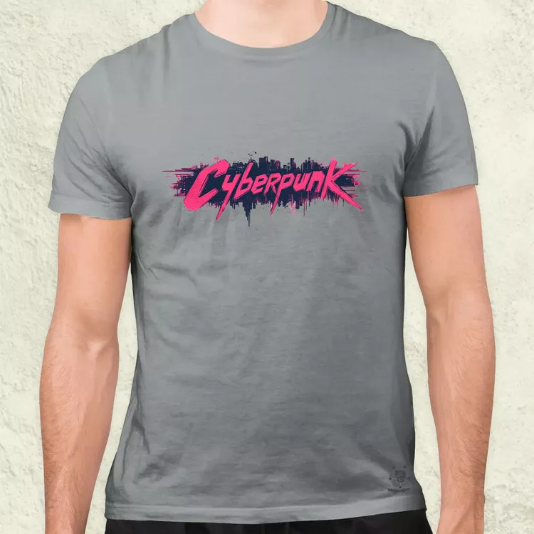 Cyberpunk v16 férfi póló
