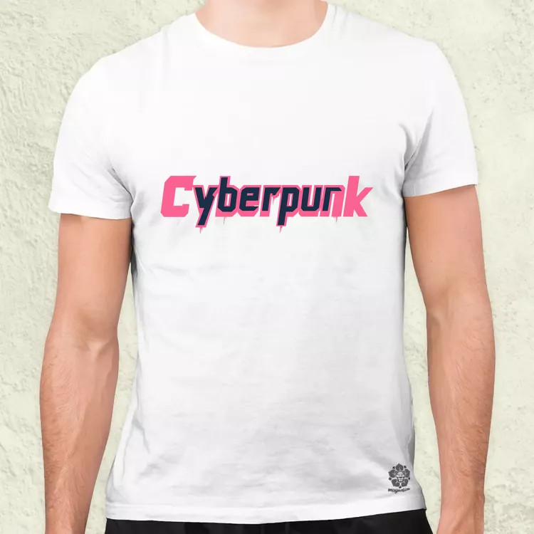 Cyberpunk v21 férfi póló