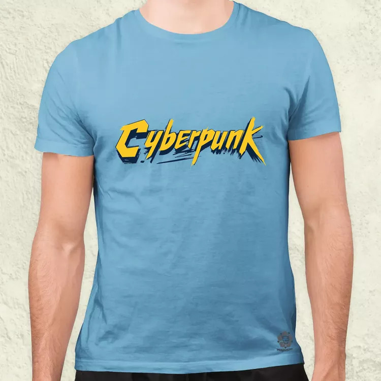 Cyberpunk v38 férfi póló