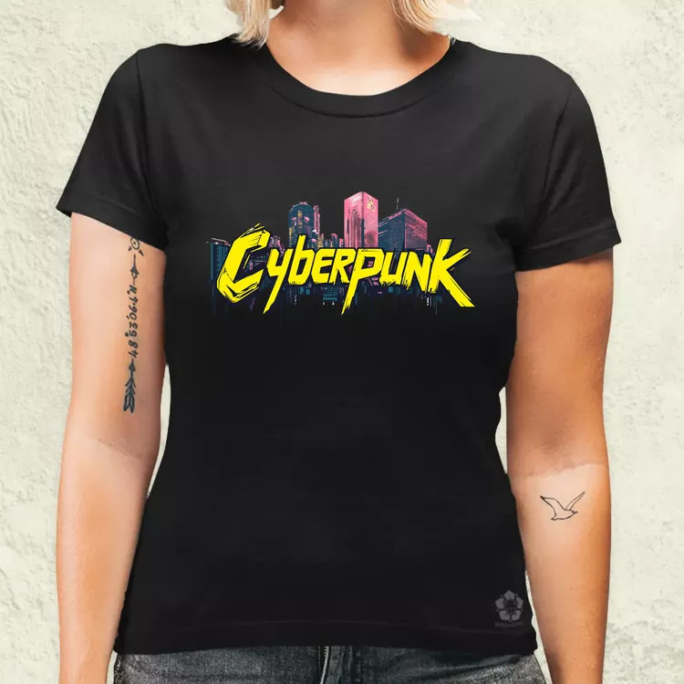 Cyberpunk v40 női póló