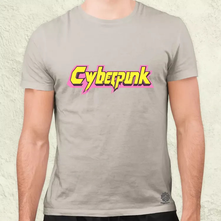Cyberpunk v42 férfi póló