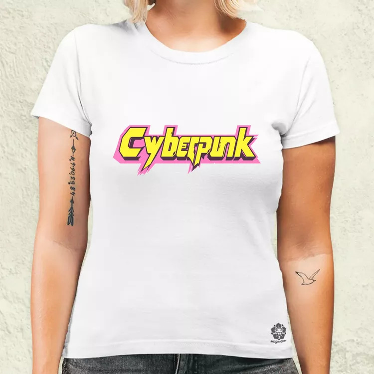 Cyberpunk v42 női póló