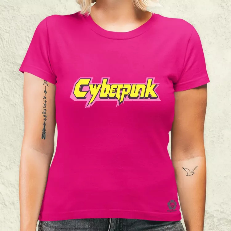 Cyberpunk v42 női póló