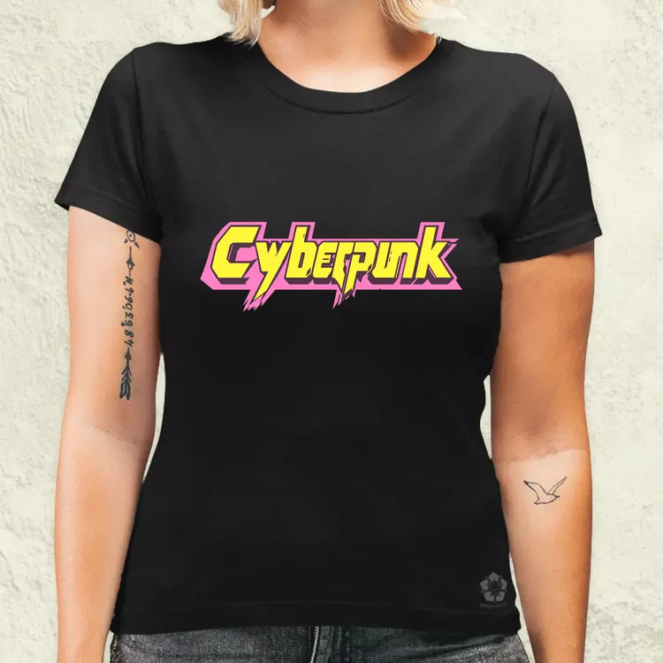 Cyberpunk v42 női póló