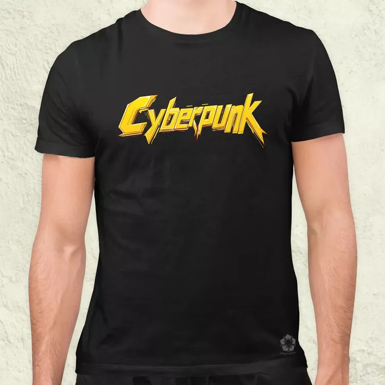 Cyberpunk v44 férfi póló