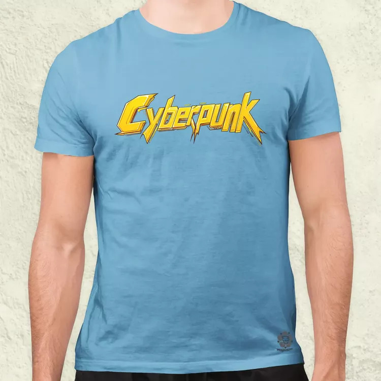 Cyberpunk v44 férfi póló