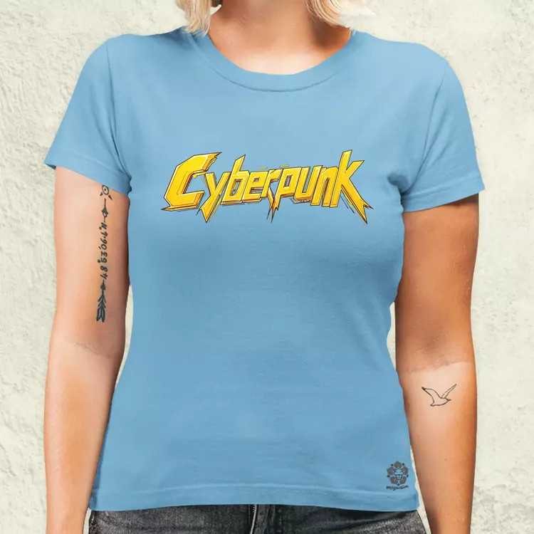 Cyberpunk v44 női póló