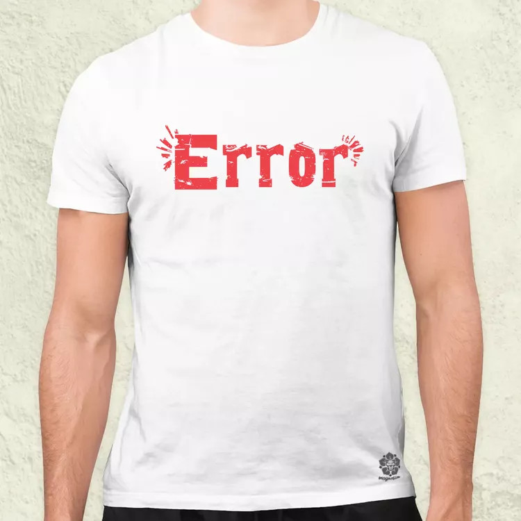 Error v1 férfi póló