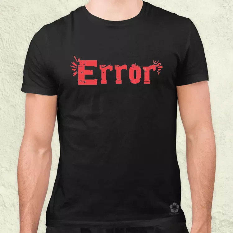 Error v1 férfi póló
