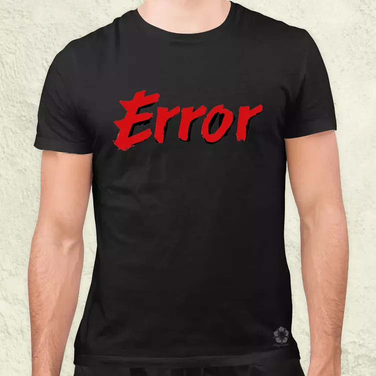 Error v12 férfi póló