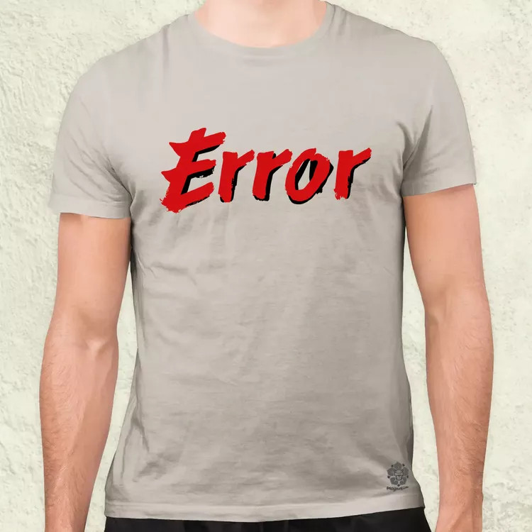 Error v12 férfi póló