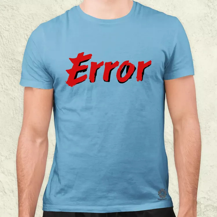 Error v12 férfi póló