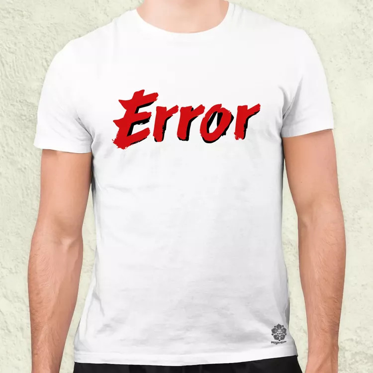 Error v12 férfi póló