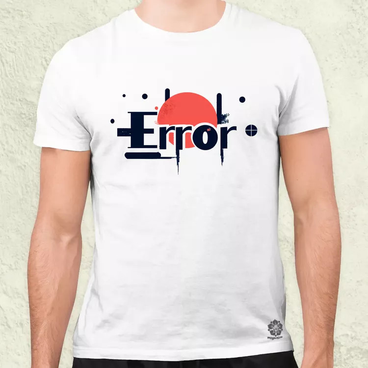 Error v13 férfi póló