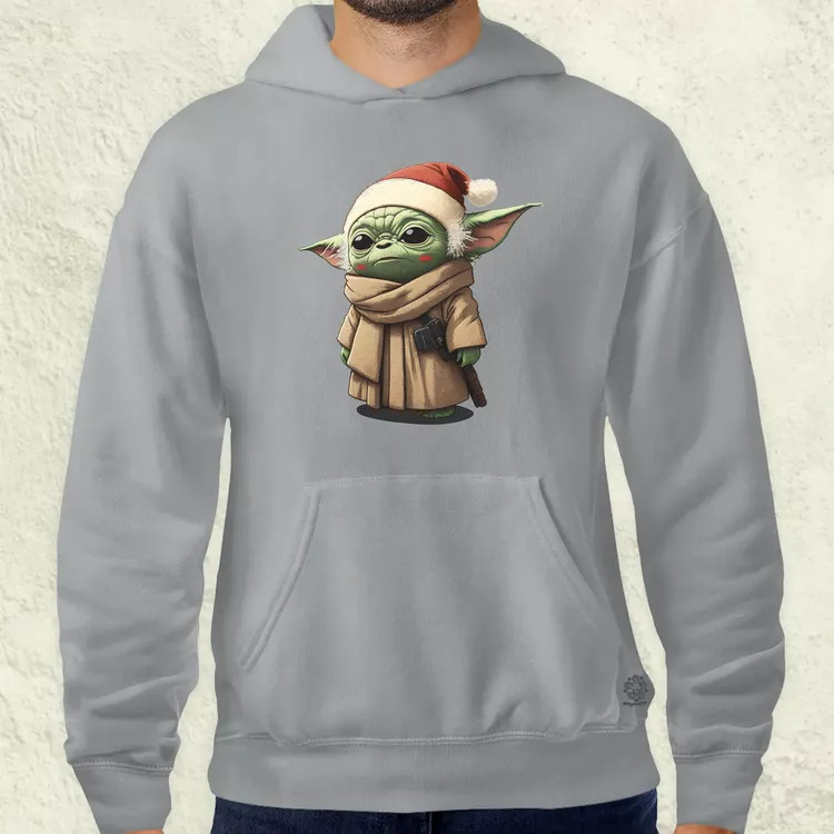 Xmas Baby Yoda férfi pulóver