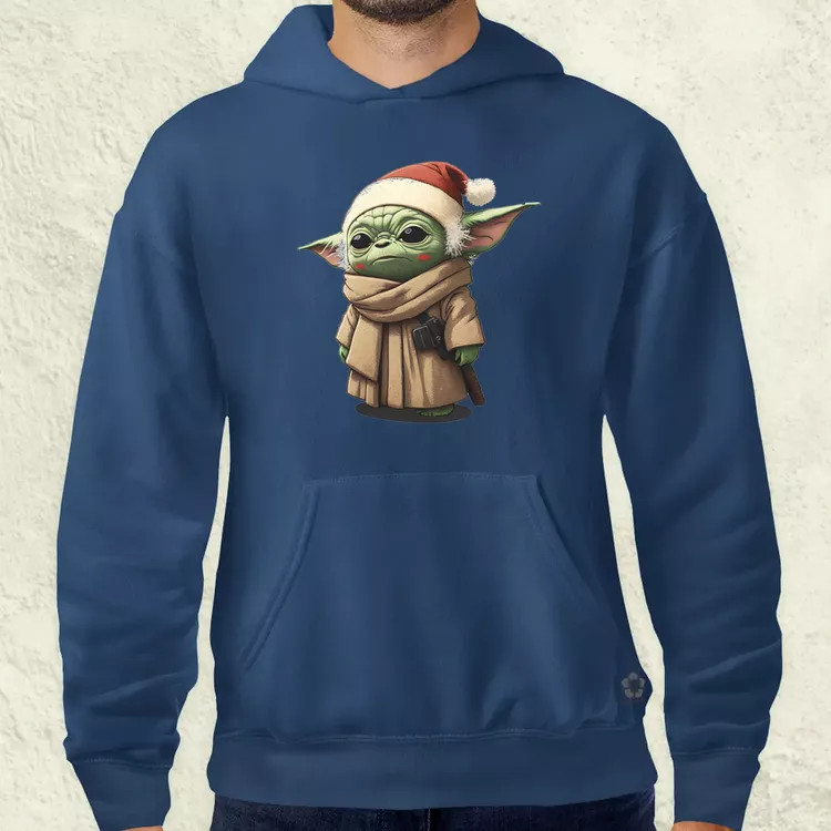 Xmas Baby Yoda férfi pulóver