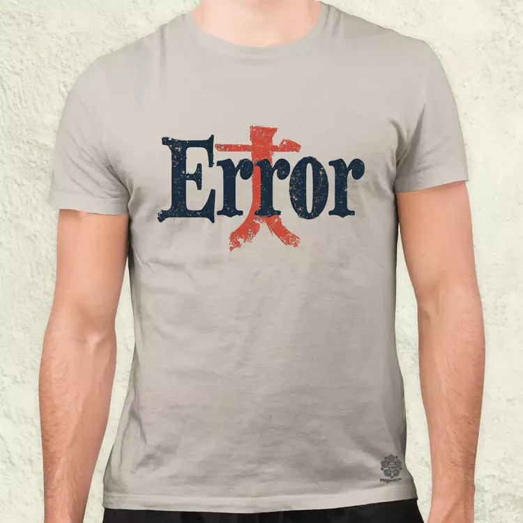 Error v2 férfi póló