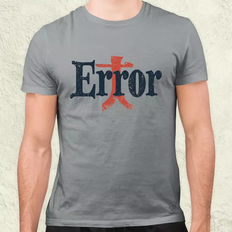 Error v2 férfi póló