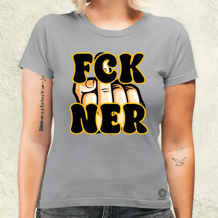 FCK Ner fekete női póló