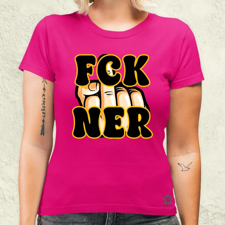 FCK Ner fekete női póló