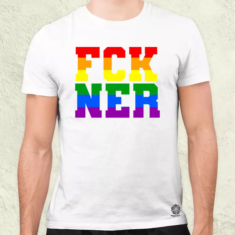 FCK Ner Pride férfi póló