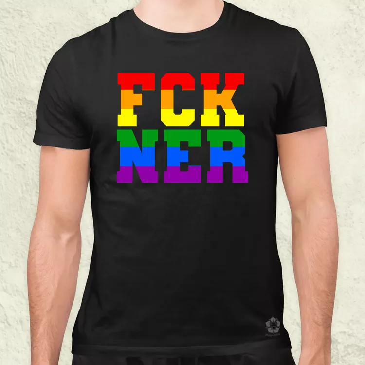 FCK Ner Pride férfi póló