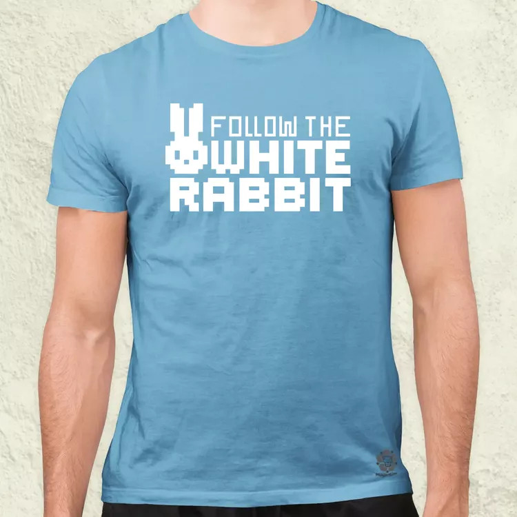 Follow the White Rabbit férfi póló
