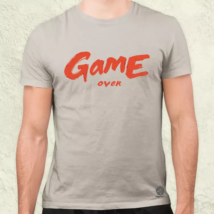 Game over v10 férfi póló