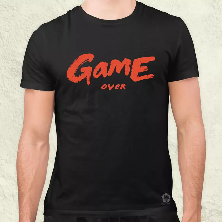 Game over v10 férfi póló
