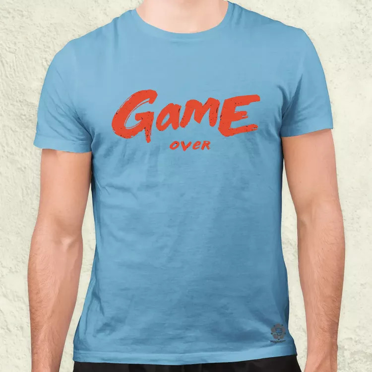 Game over v10 férfi póló