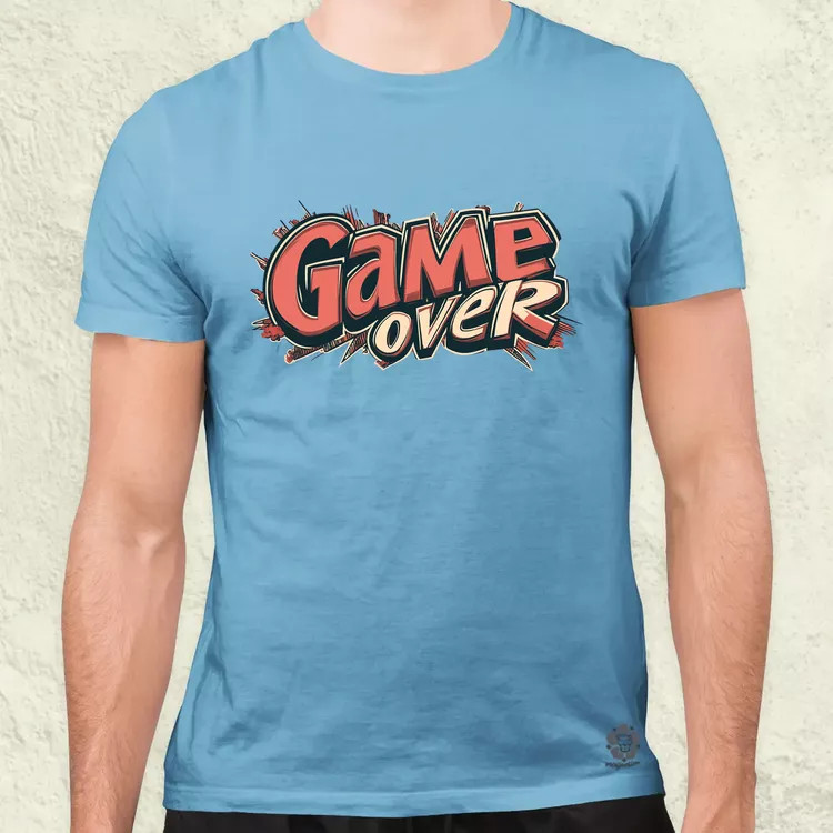 Game over v12 férfi póló