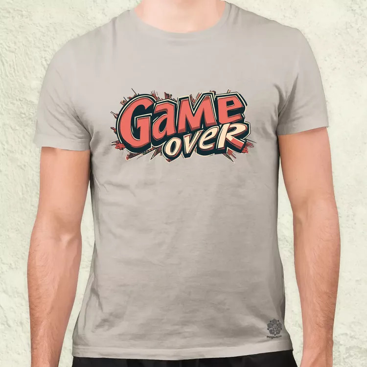 Game over v12 férfi póló