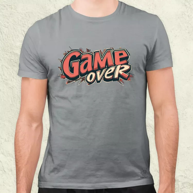 Game over v12 férfi póló