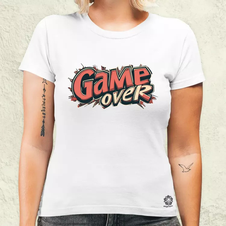 Game over v12 női póló