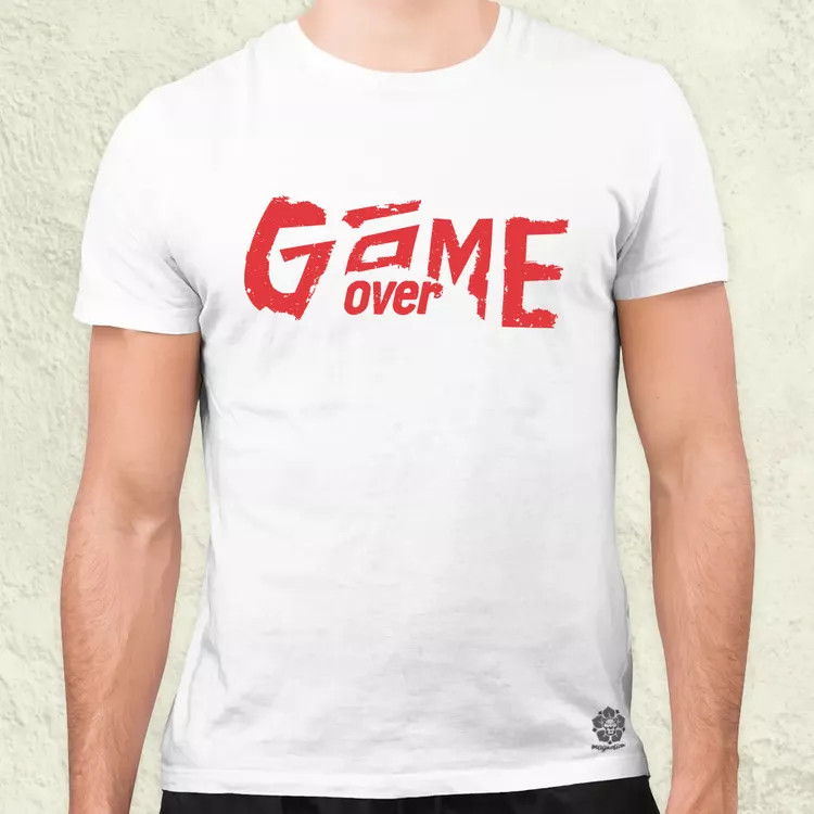 Game over v14 férfi póló