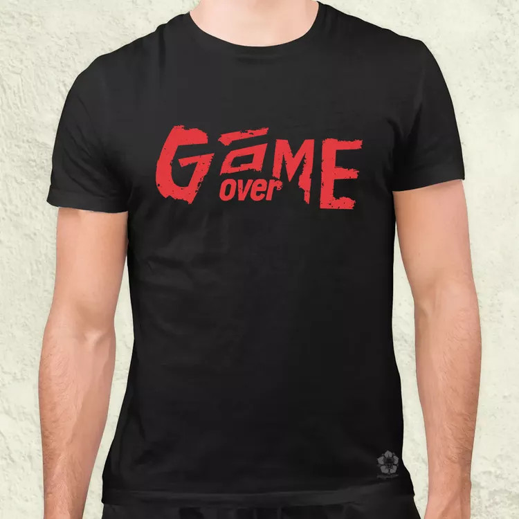 Game over v14 férfi póló