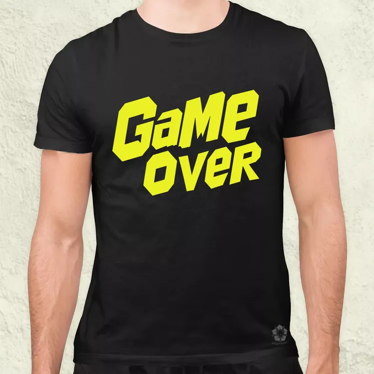 Game over v17 férfi póló