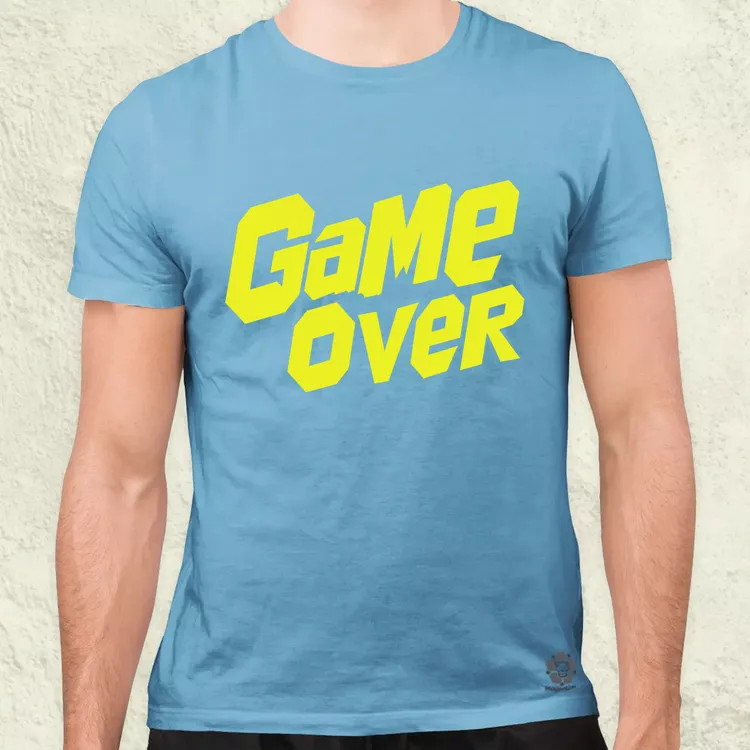 Game over v17 férfi póló