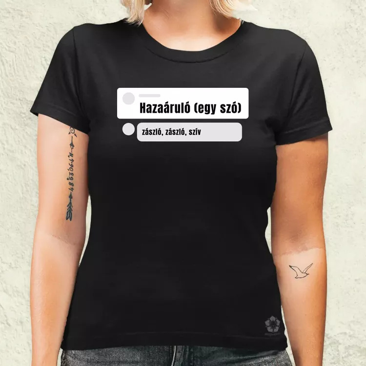Hazaáruló női póló