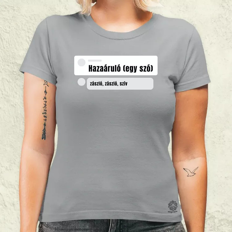 Hazaáruló női póló