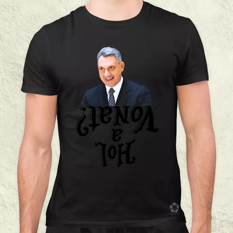 Hol a vonat? férfi póló