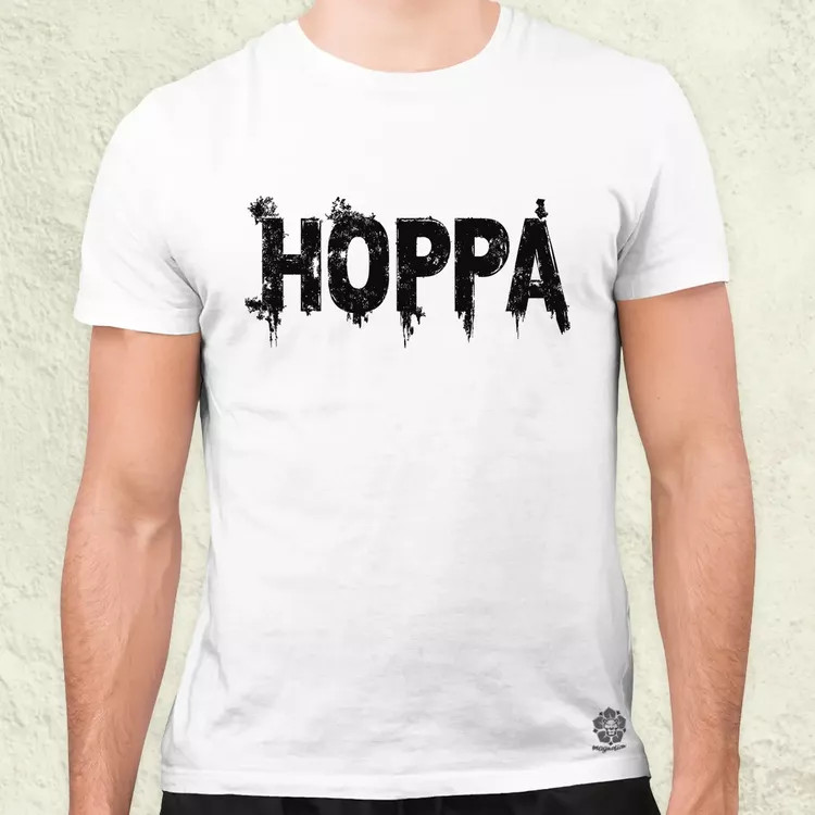 Hoppá v4 férfi póló