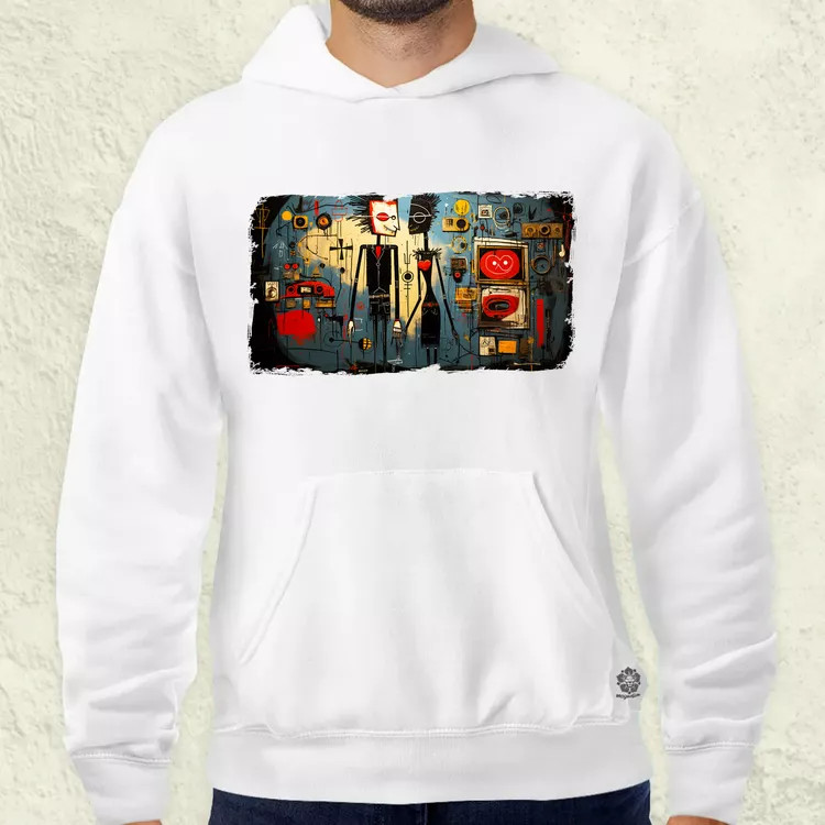 Basquiat Párban v10 férfi pulóver