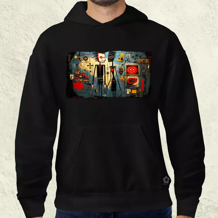 Basquiat Párban v10 férfi pulóver