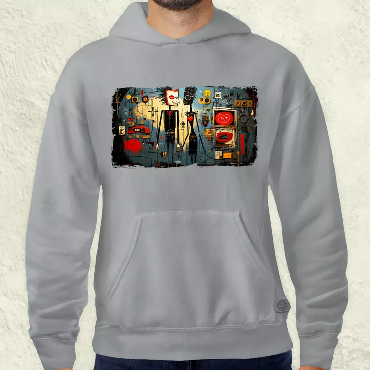Basquiat Párban v10 férfi pulóver